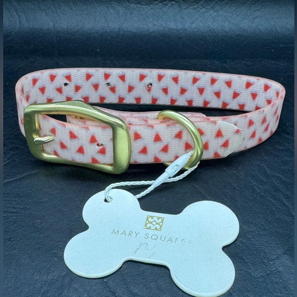 Mary Square Silicone Pet Collar